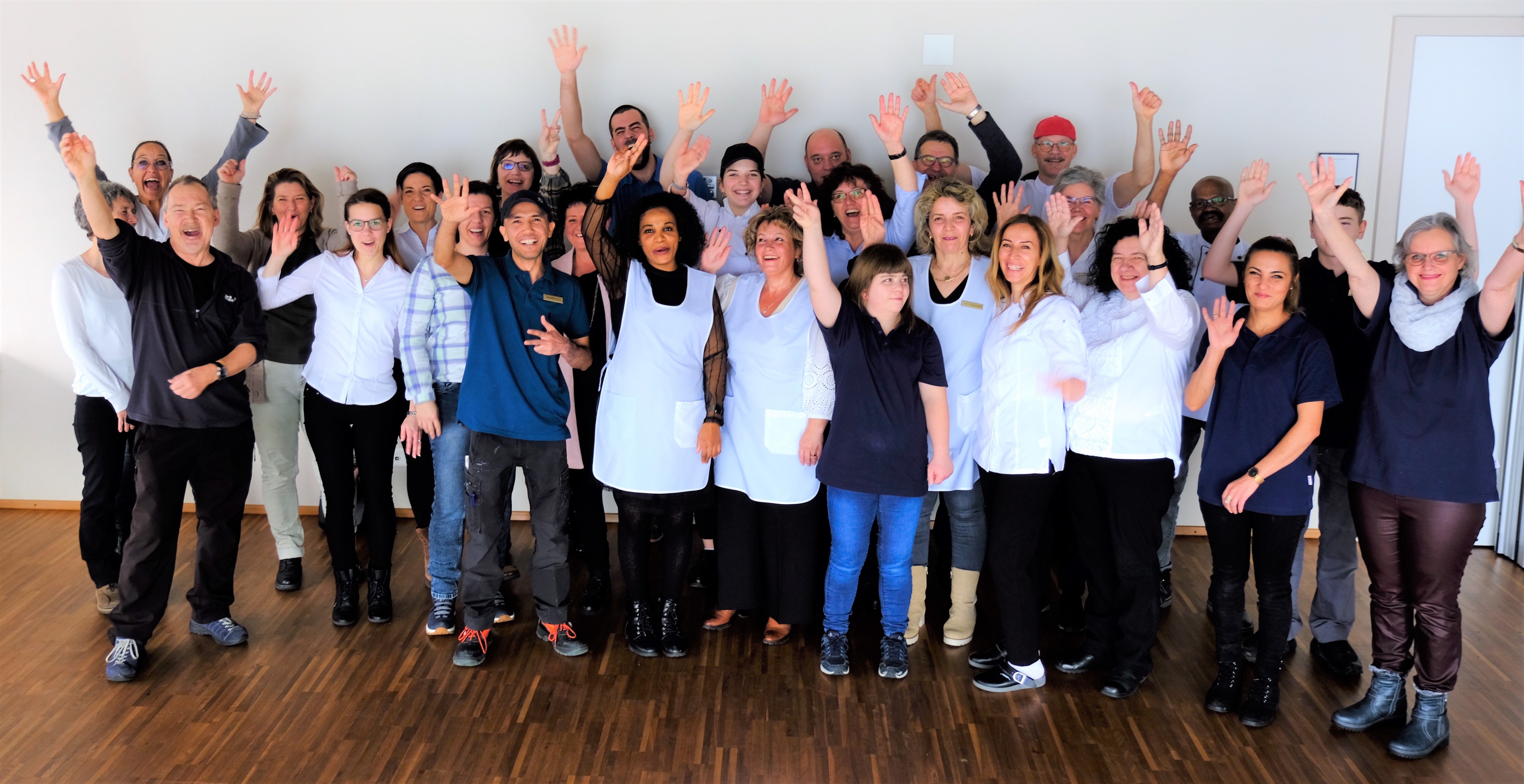 Mitarbeiterinnen und Mitarbeitern des Mattli Antoniushaus